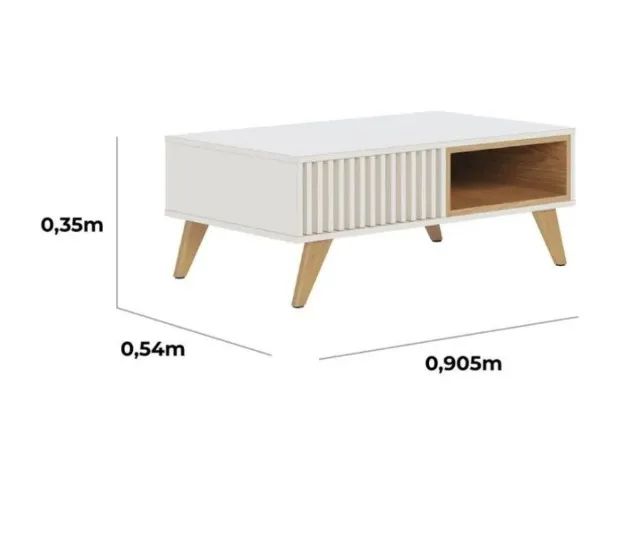 MESA DE CENTRO JERI Dividimos Em Até 10x Sem Juros - Foto 5