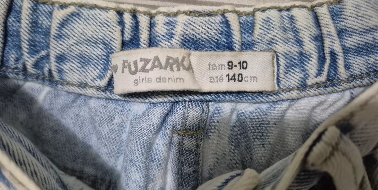 Short jeans estrelado - Foto 2