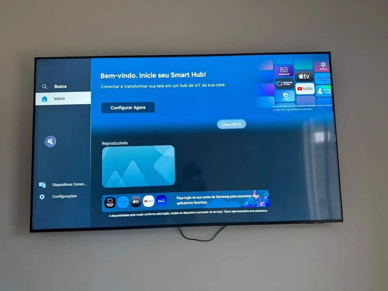 Smart TV 75 Samsung nunca usada  - Foto 3