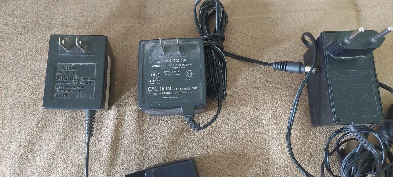 Lote de Fontes 9v 12 v variadas modem receptor funcionando perfeitamente 