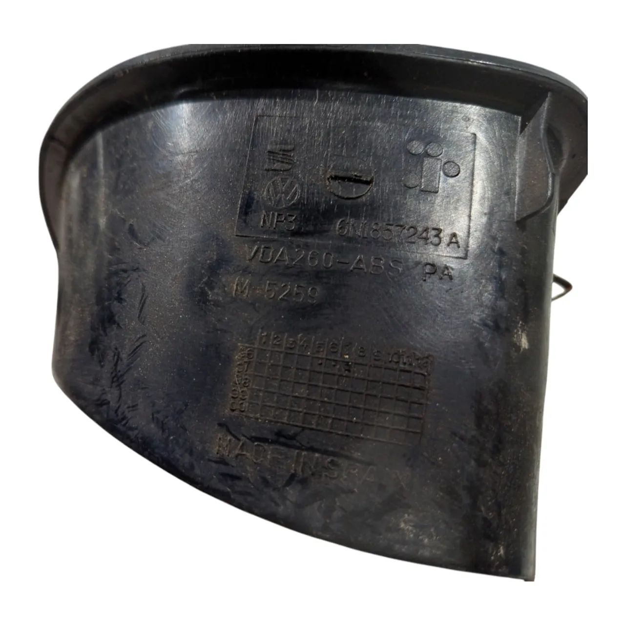 Moldura Painel Instrumento Volkswagen Polo Classic 95 A 2000 Preto - Foto 5