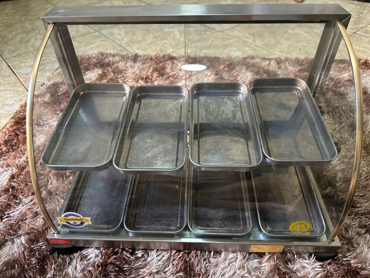 Estufa Ouro Curva Dupla 8 bandejas 220v