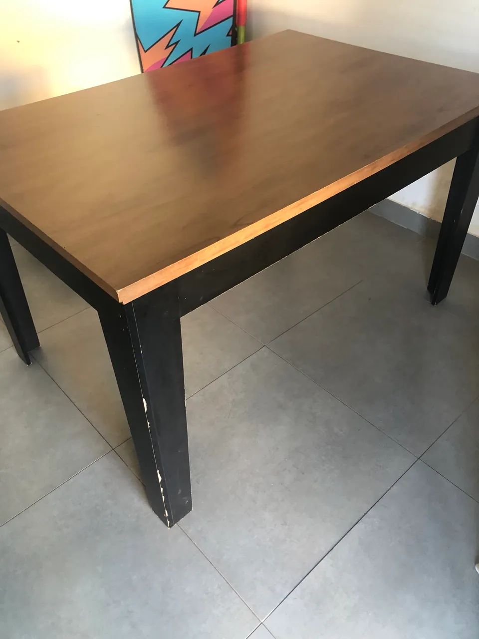 Mesa retangular 4 a 6 lugares  - Foto 4