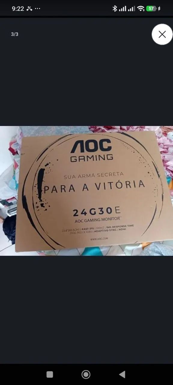 Monitor AOC 180hz (na caixa) - Foto 2