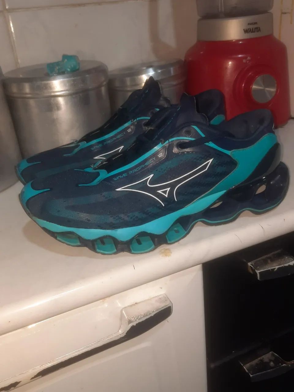 m HUAN 103本 Tenis Fem Running Prophecy 12 Mizuno 102056002 Rosa