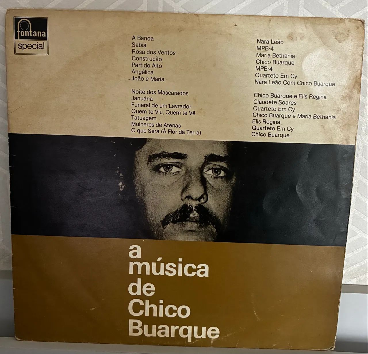 Disco vinil Chico Buarque- A música de Chico Buarque 