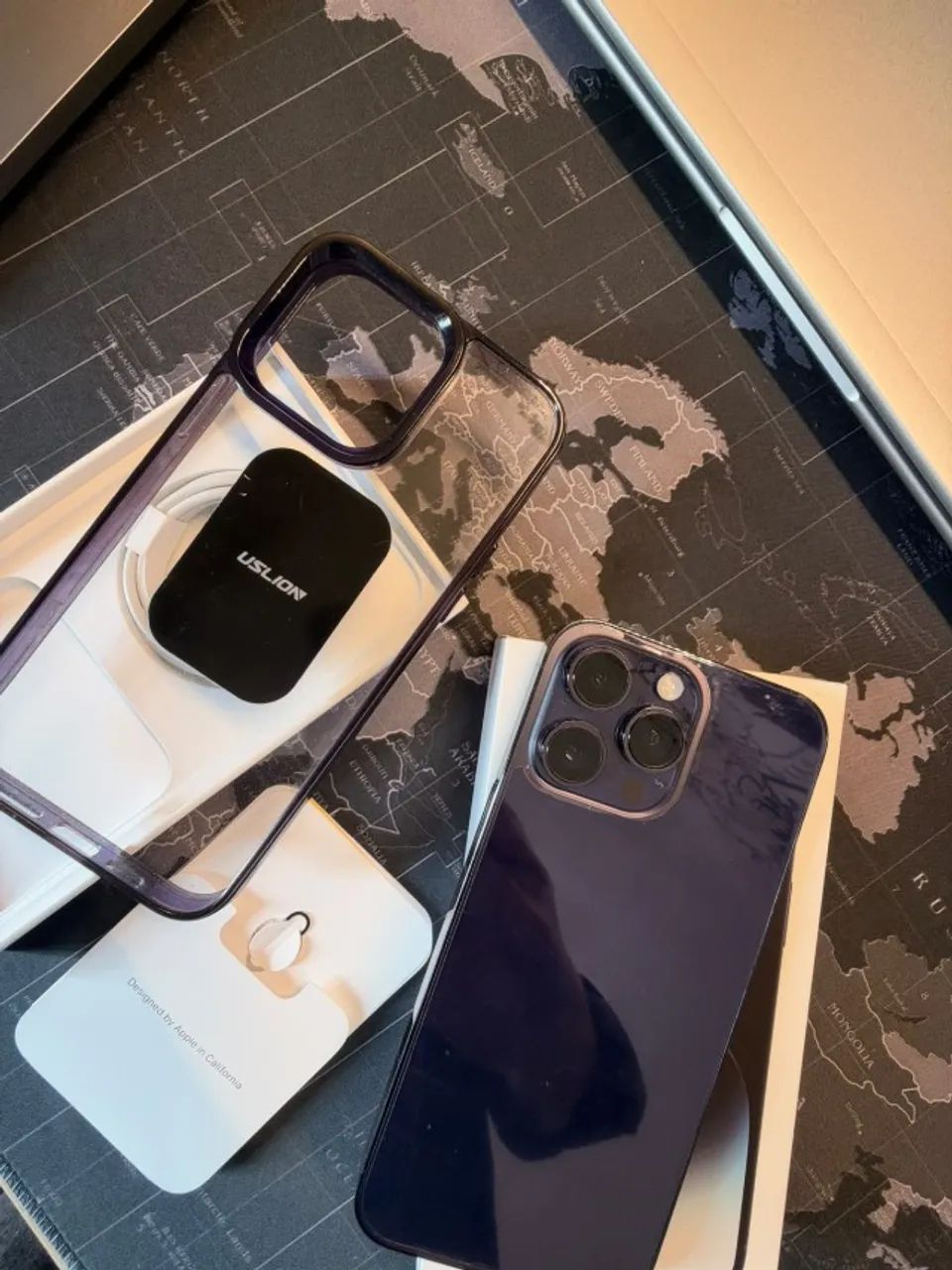 iPhone 14 Pro Max 256 Roxo - excelente condição - Foto 4