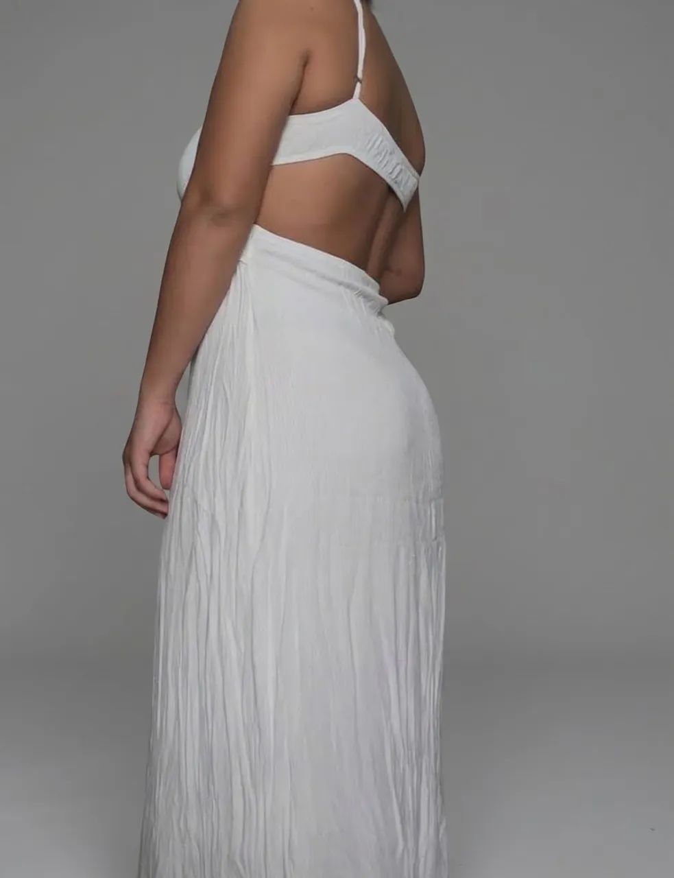 Vestido longo branco - Foto 3