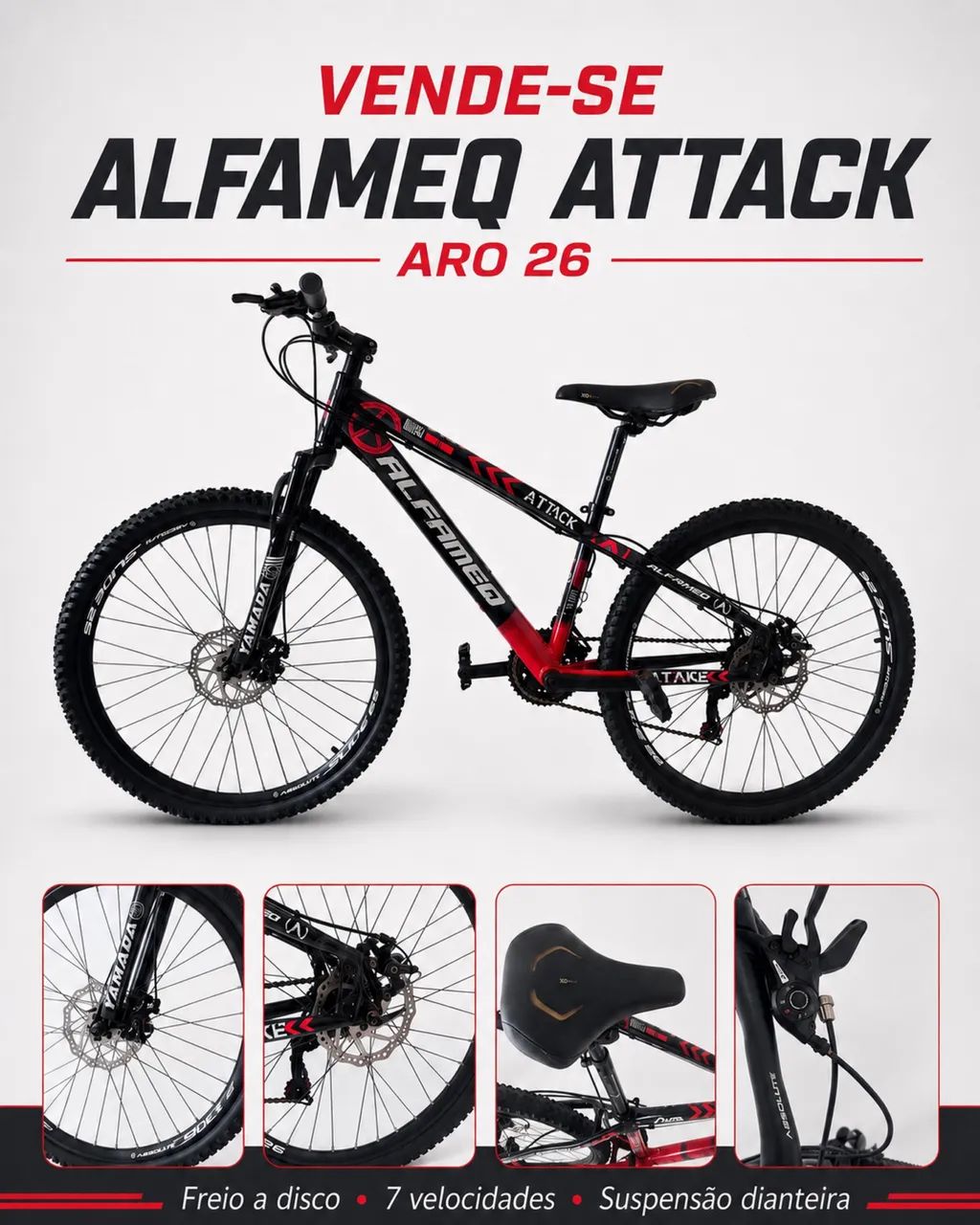 VENDO BIKE ARO 26