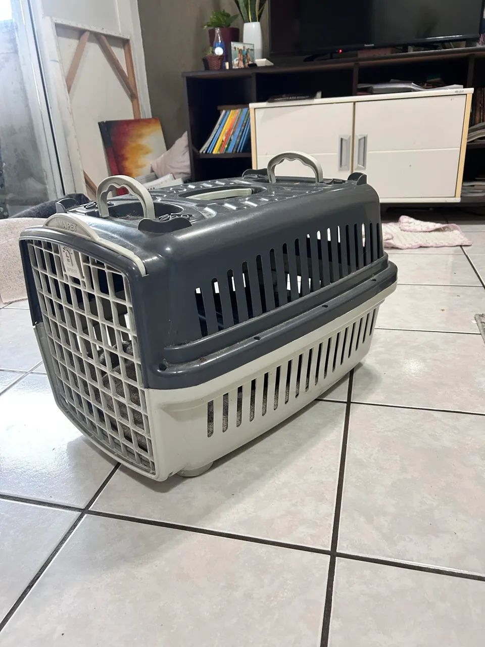 Caixa de transporte para cachorro