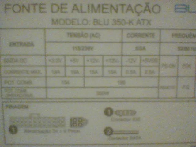 FONTE PC BLU 35OW REAL