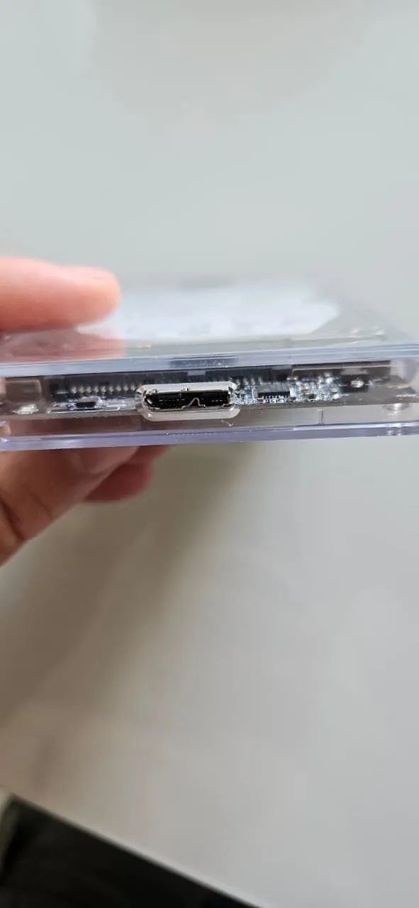 HD EXTERNO 500GB + CASE TRANSPARENTE USB 3.0 - Foto 3