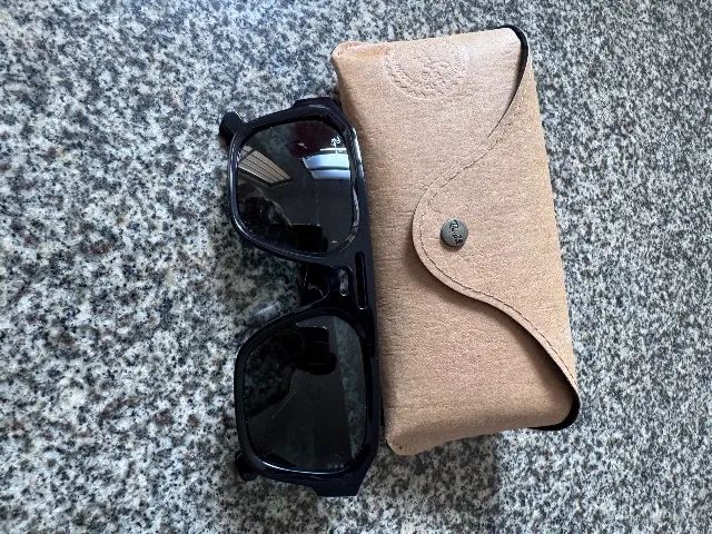 Óculos de Sol Ray-Ban Corrigan Original - Preto - Foto 4