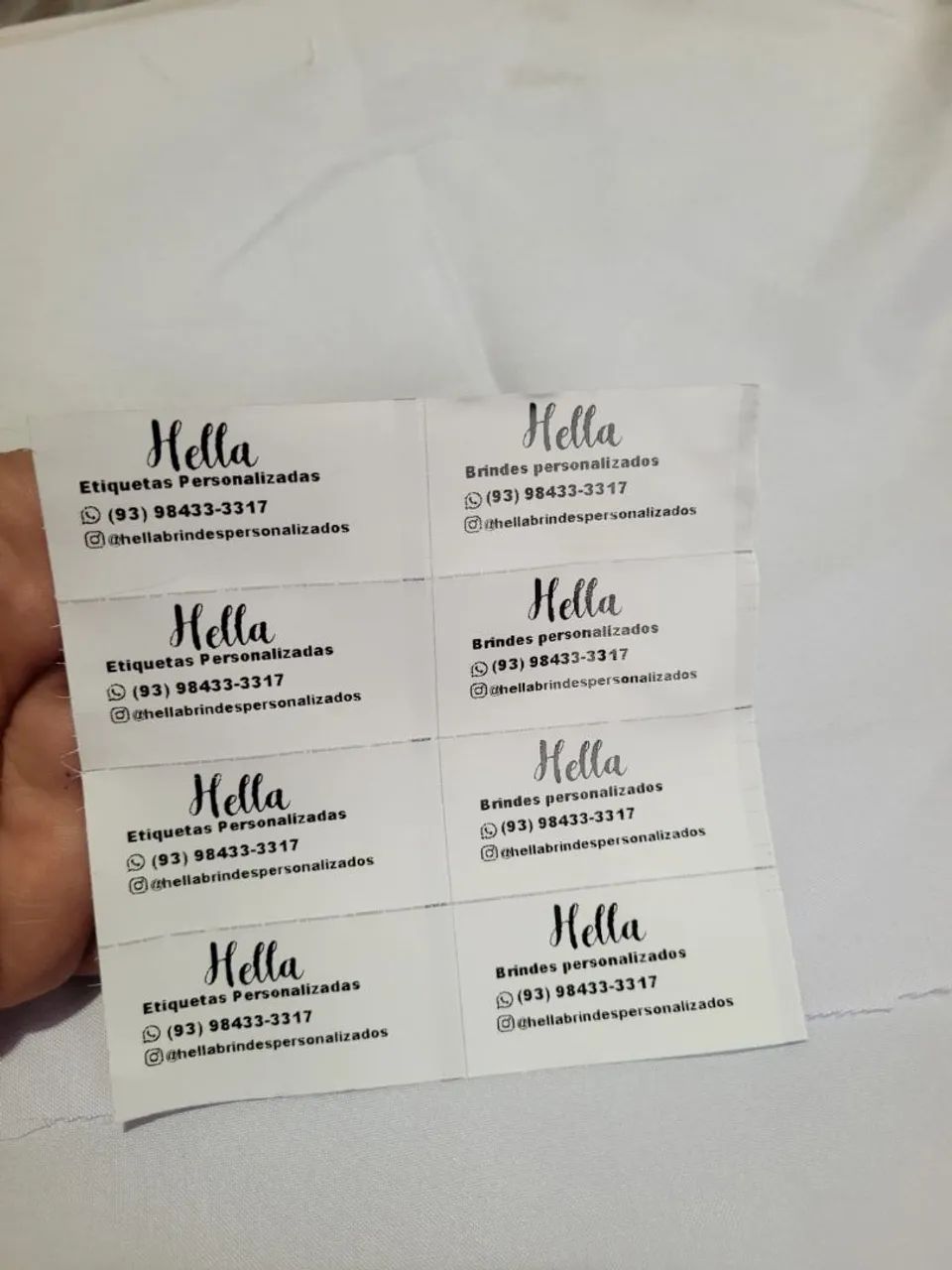 Etiquetas personalizadas 