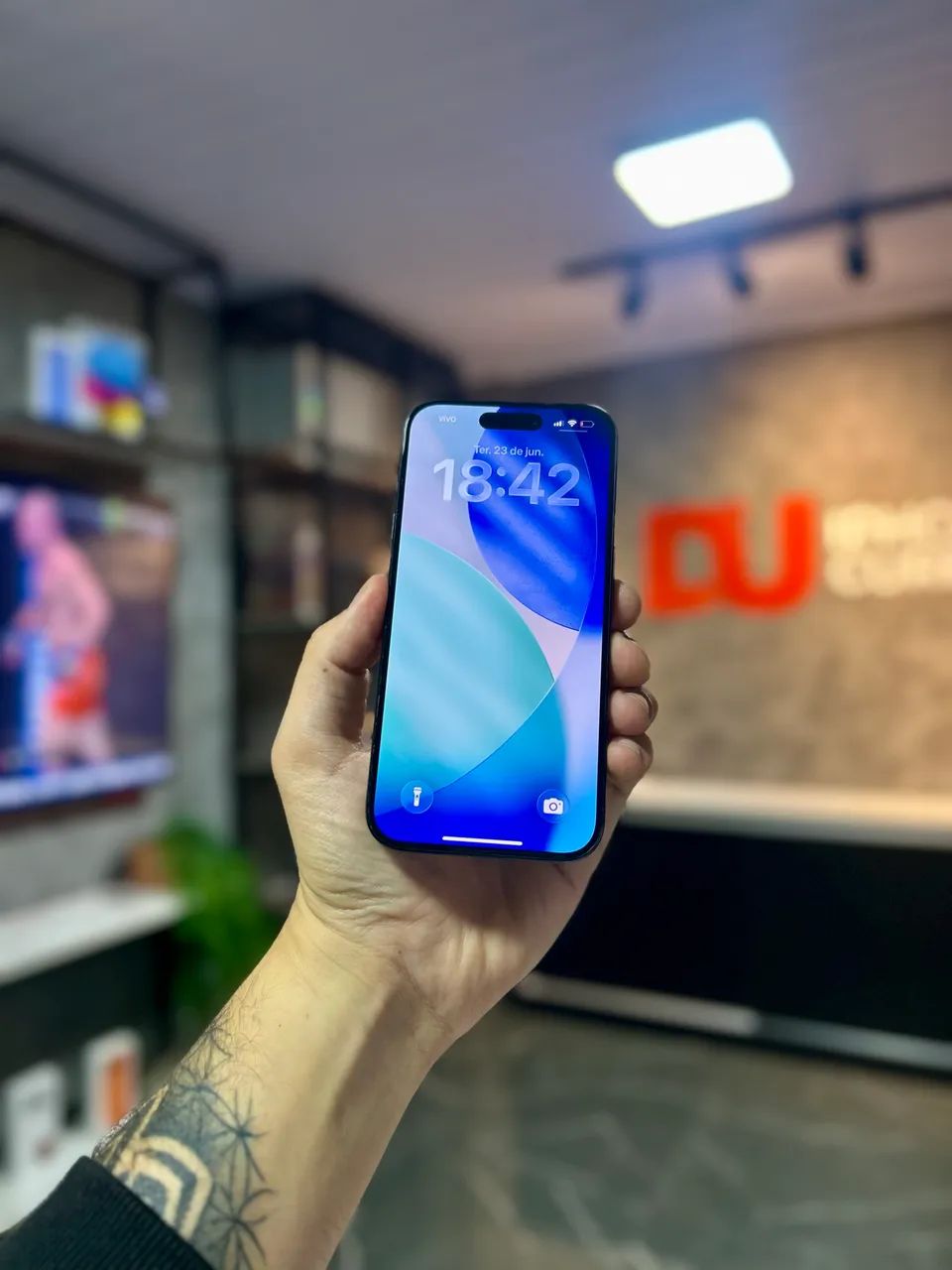 iPhone 15 Pro 256GB Azul - Foto 5