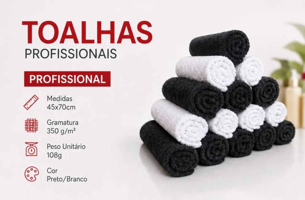 Kit Toalhas de Salão Profissional  - Foto 2