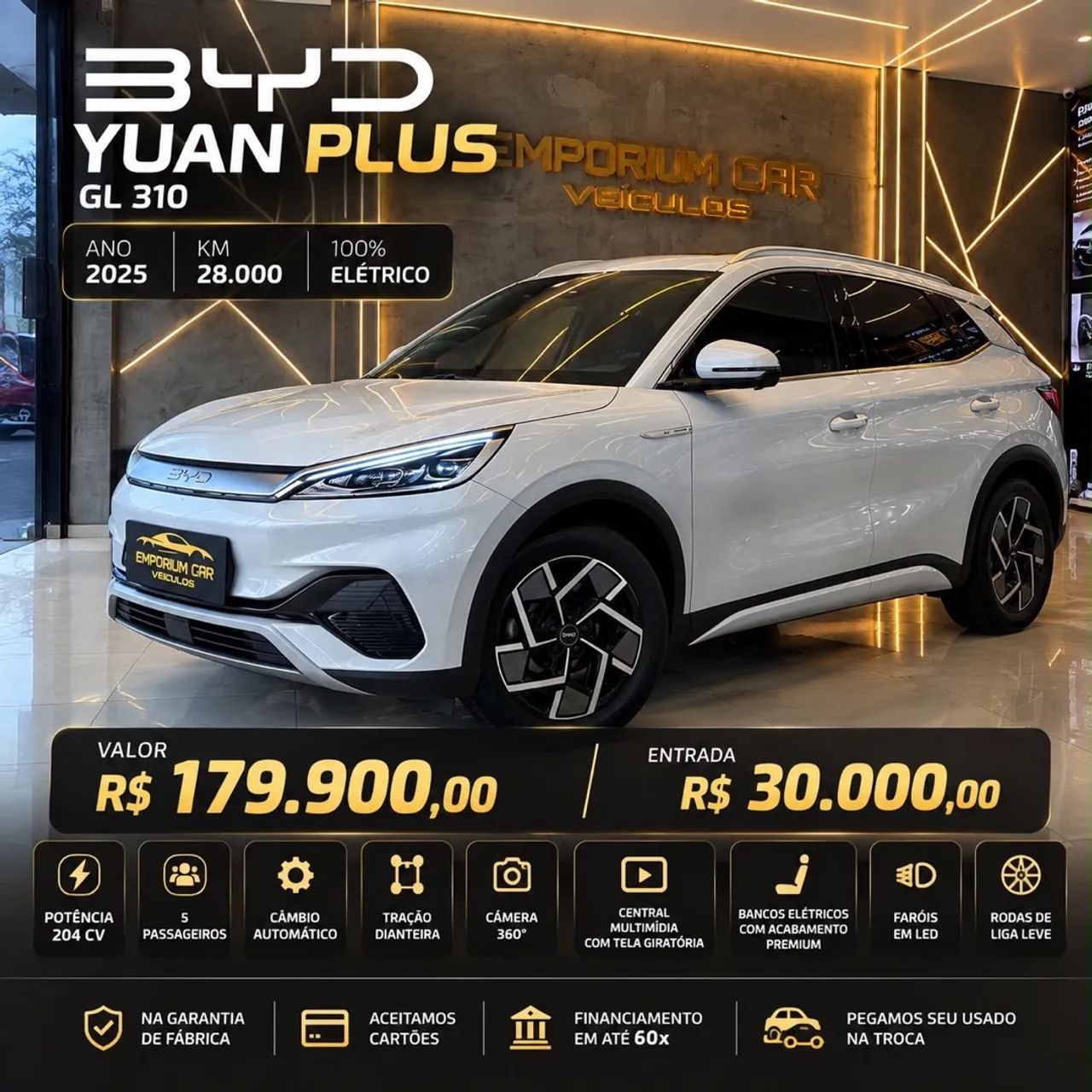 BYD Yuan Plus Elétrico 2025
