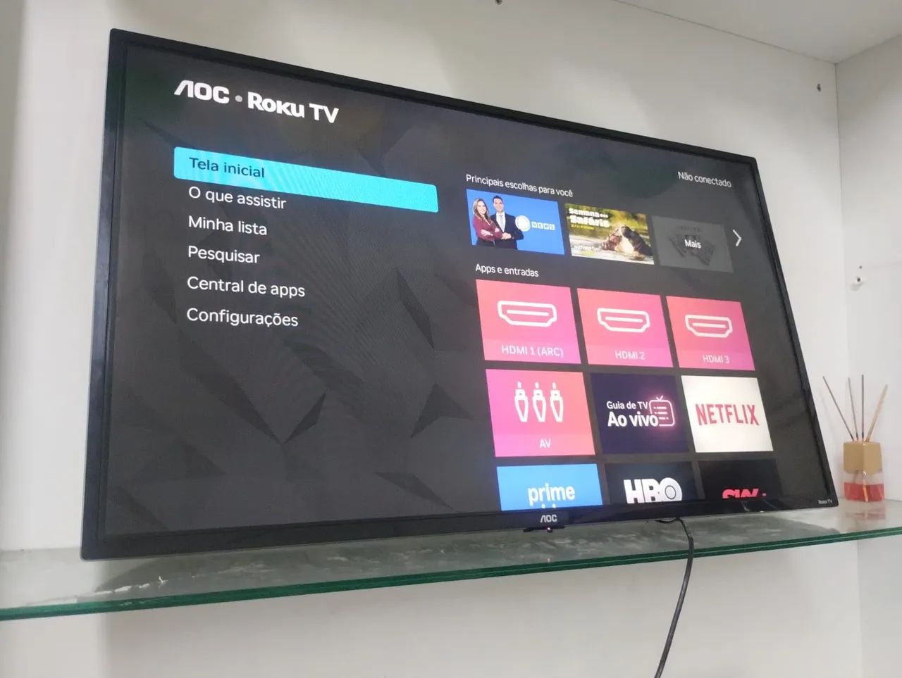 Tv Smart 43' AOC ROKU  - Foto 2