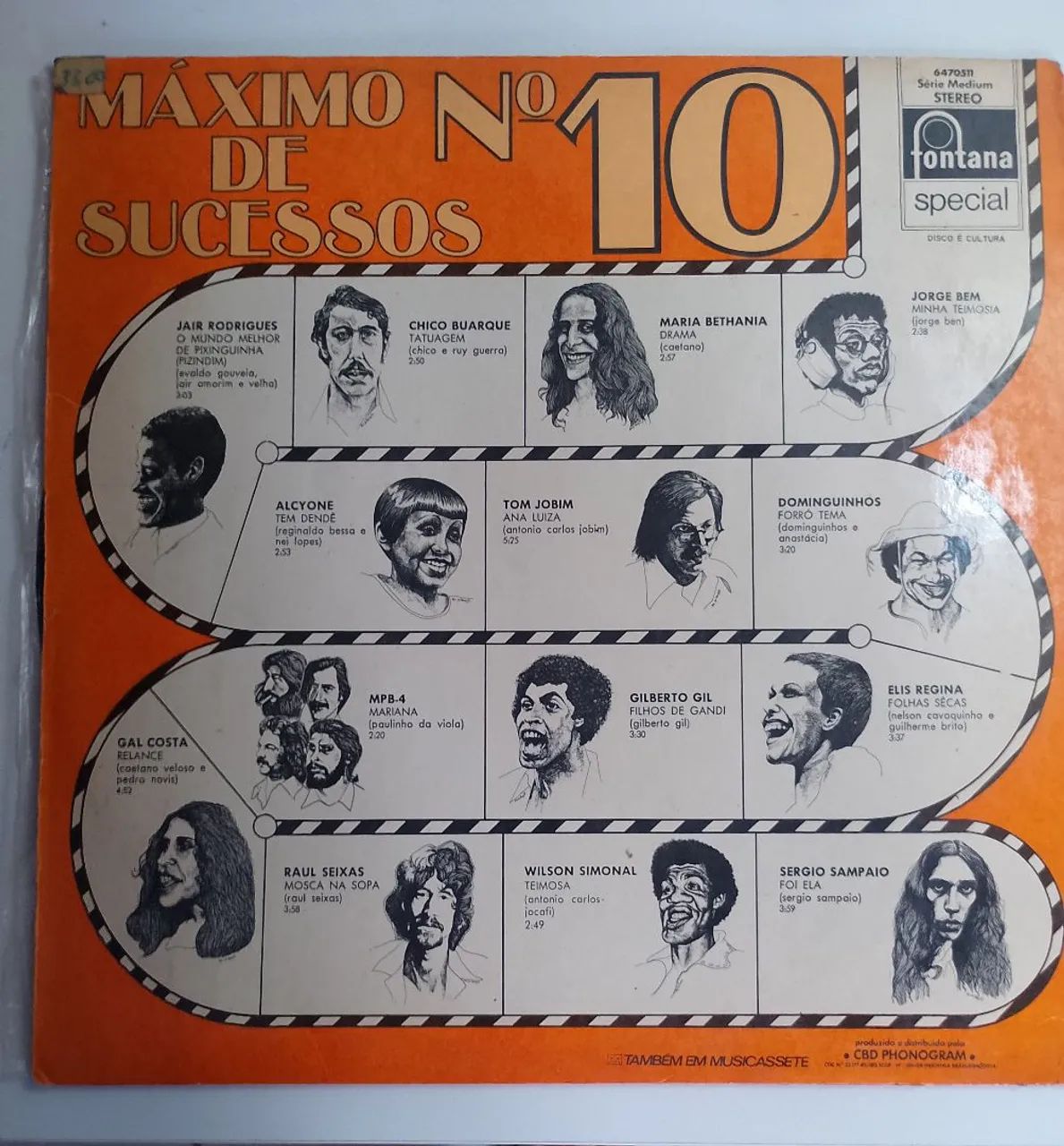 Máximo de Sucessos n°10 1974 LP vinil Coletânea  - Foto 2