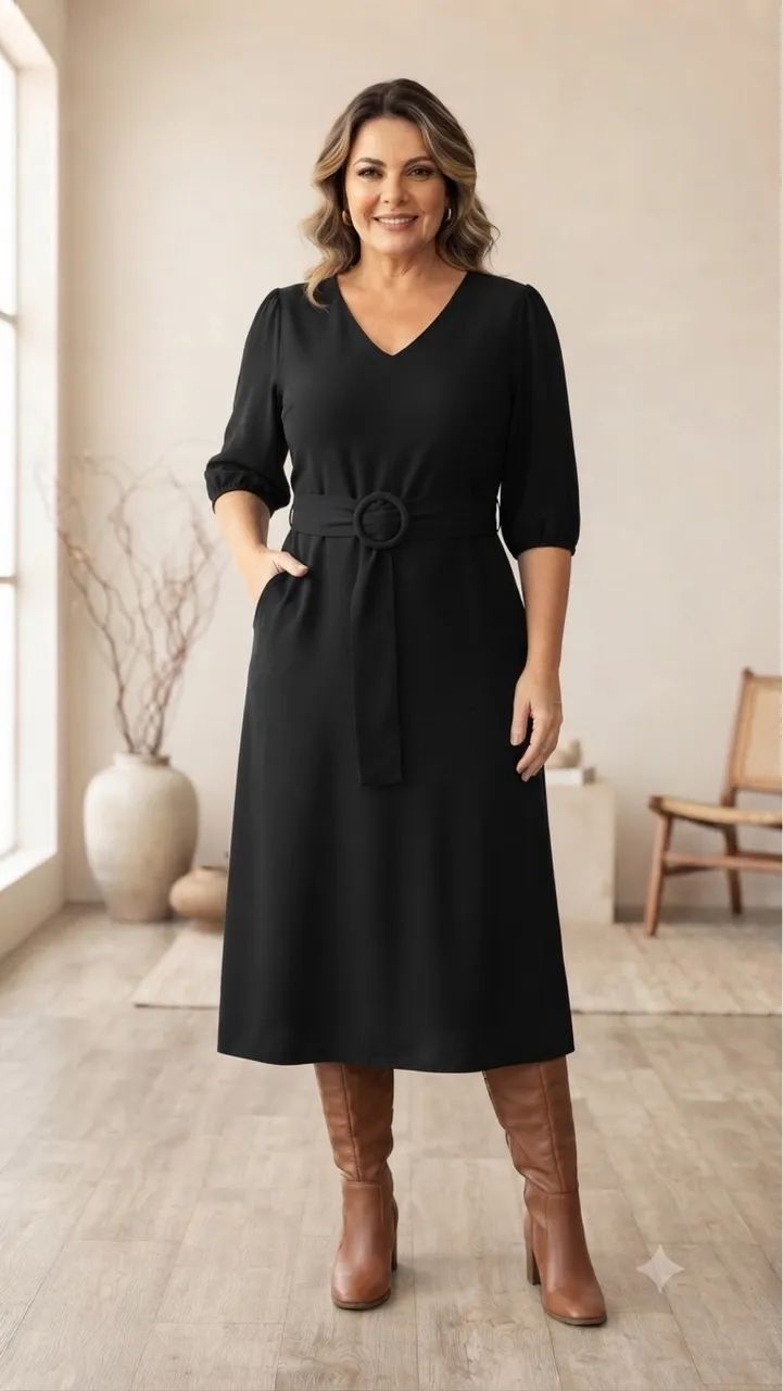 Vestido Mídi Vivacidade TAM 46