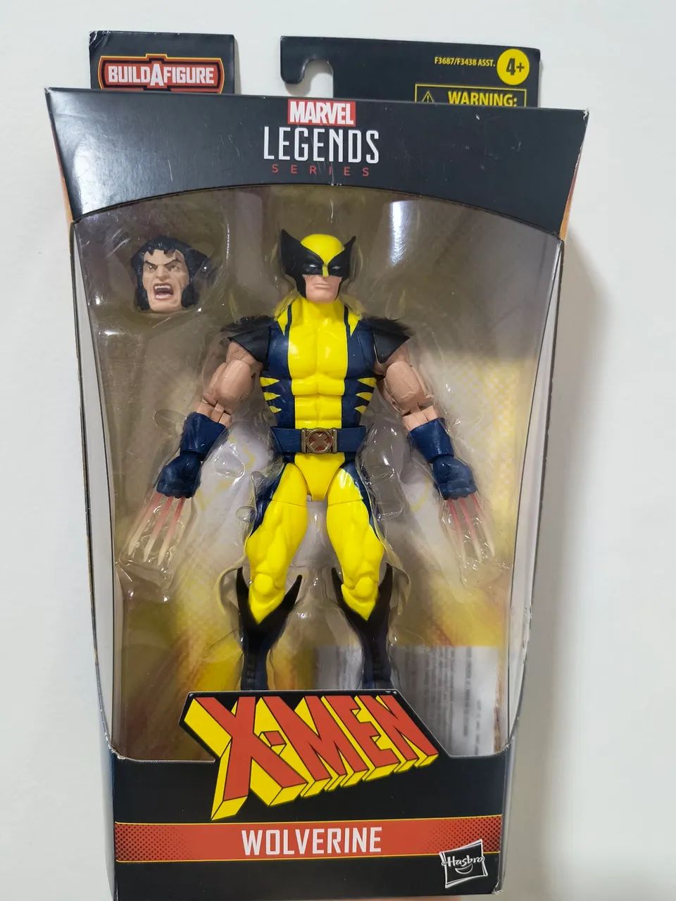 Wolverine Marvel legends na caixa completo 
