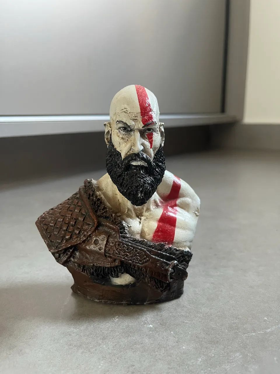 Action Figure Kratos Busto Decorativo - God of War