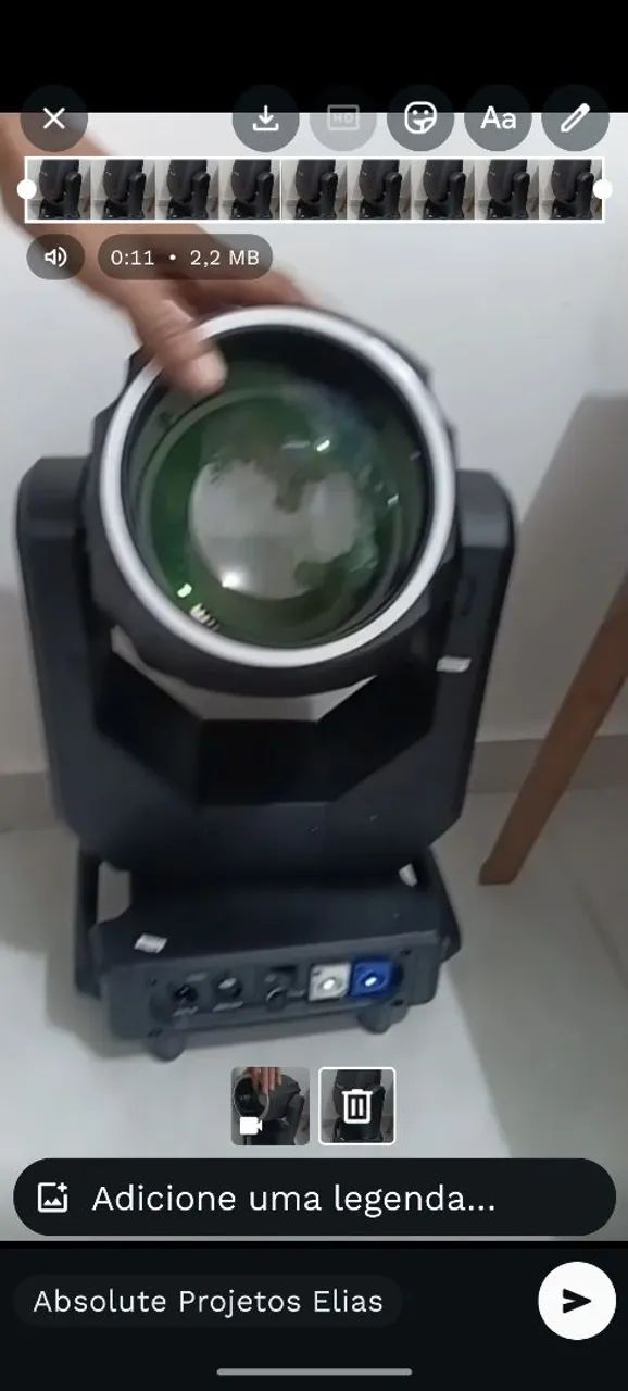 equipamento é um Moving Head (cabeça móvel) - Foto 2