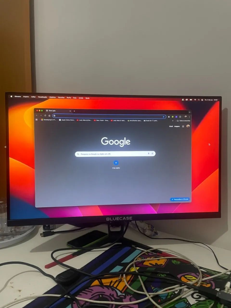 Monitor Gamer 27P Bluecase, 144HZ LED HDMI/DP