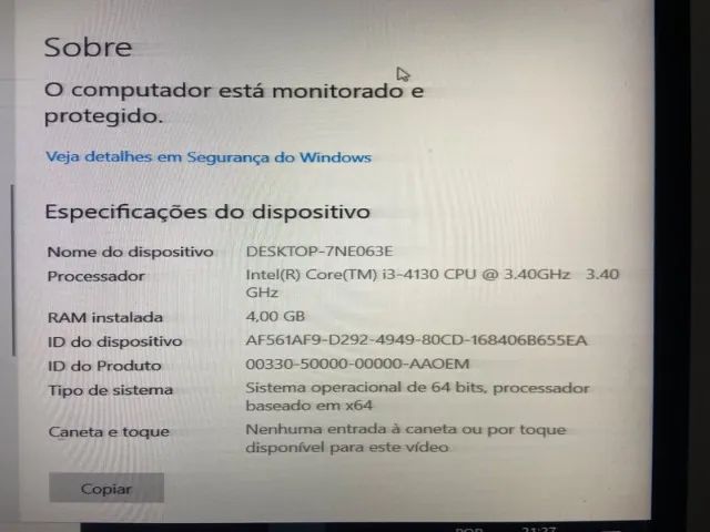 PC Lenovo I3 - 4130 4ª geração - Sem HD   - Foto 2