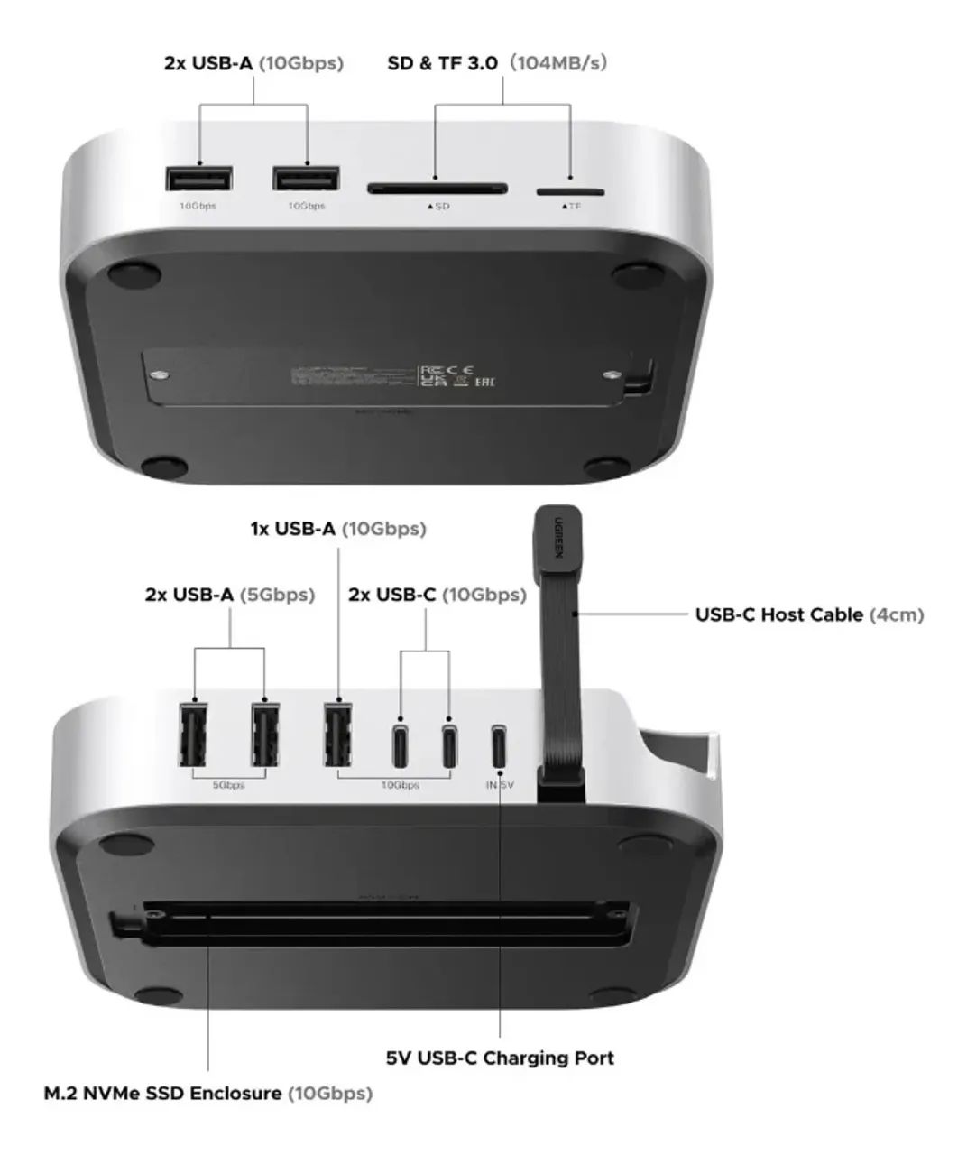 Mac mini M4 16Gb RAM 1Tb + Dock Station - Foto 4