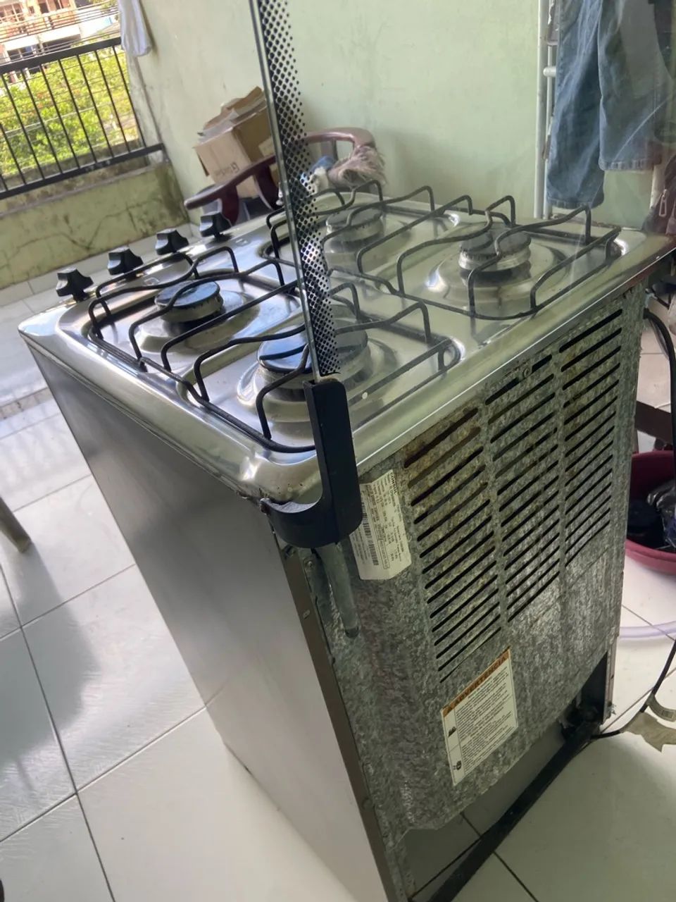 Fogão 4 boca inox automático  - Foto 3