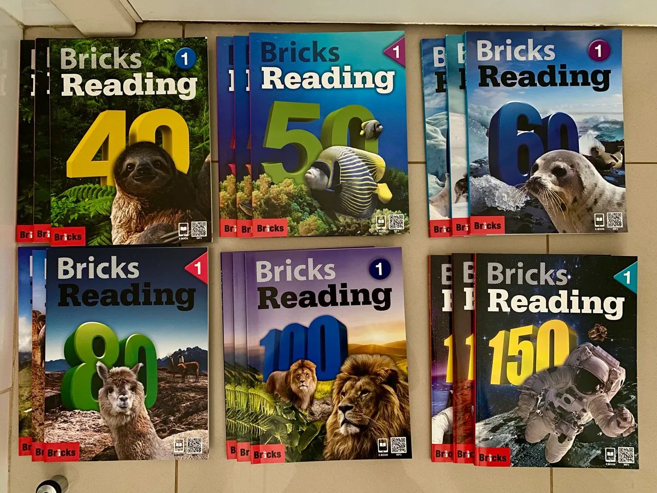 BRICKS READING /40 / 50 / 60 / 80 / 100 / 150 /