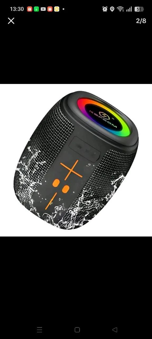 Caixa de som Bluetooth a prova d'água 