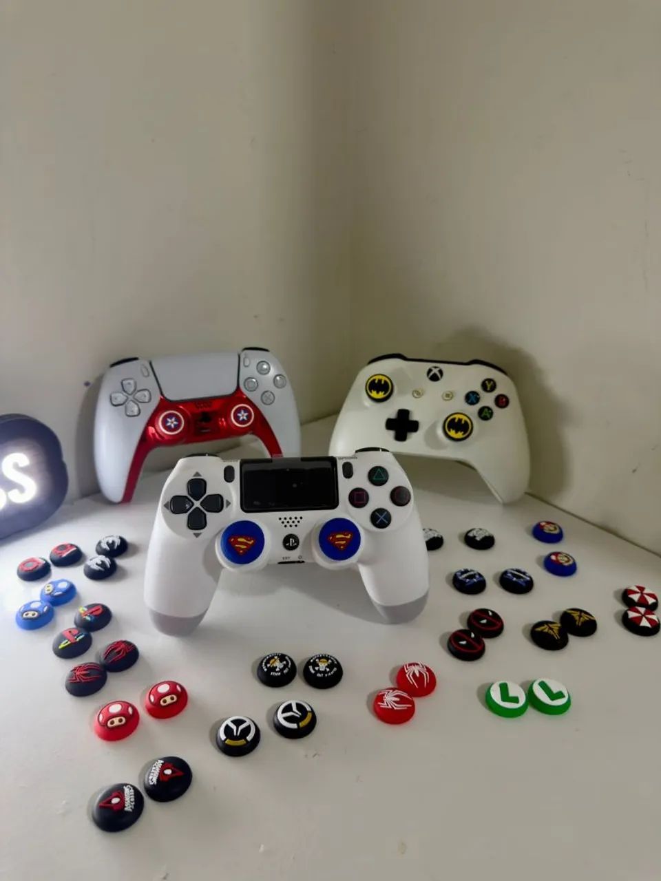 Pares de Grip para controles de ps4, ps5 e Xbox  - Foto 3