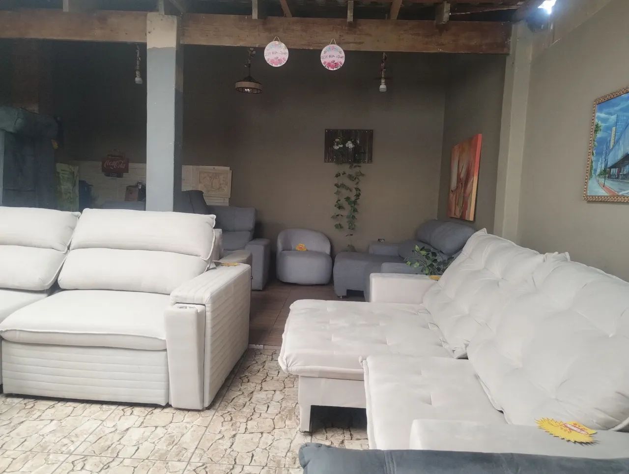 Venha conferir,novo lote de sofás,salvados 