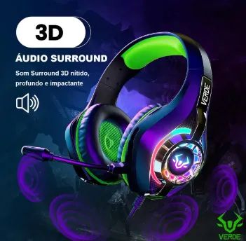 Headset Gamer Compatível Com Ps5, Ps4, Switch, Xbox E Pc, Fone Com Som Surround E Microfon - Foto 3