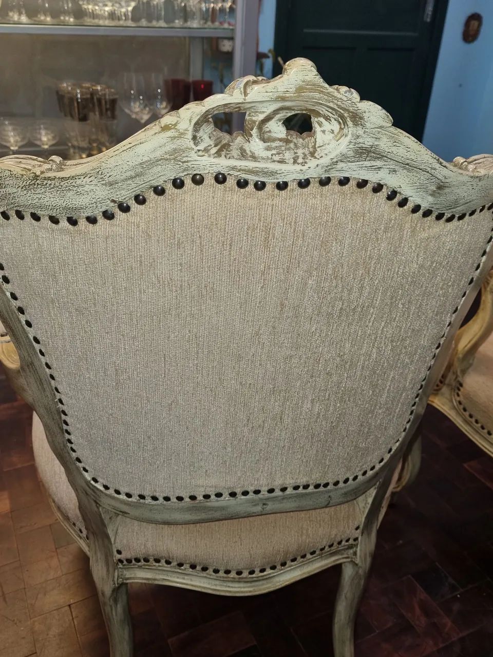 Poltronas Luis XV em madeira - Foto 5