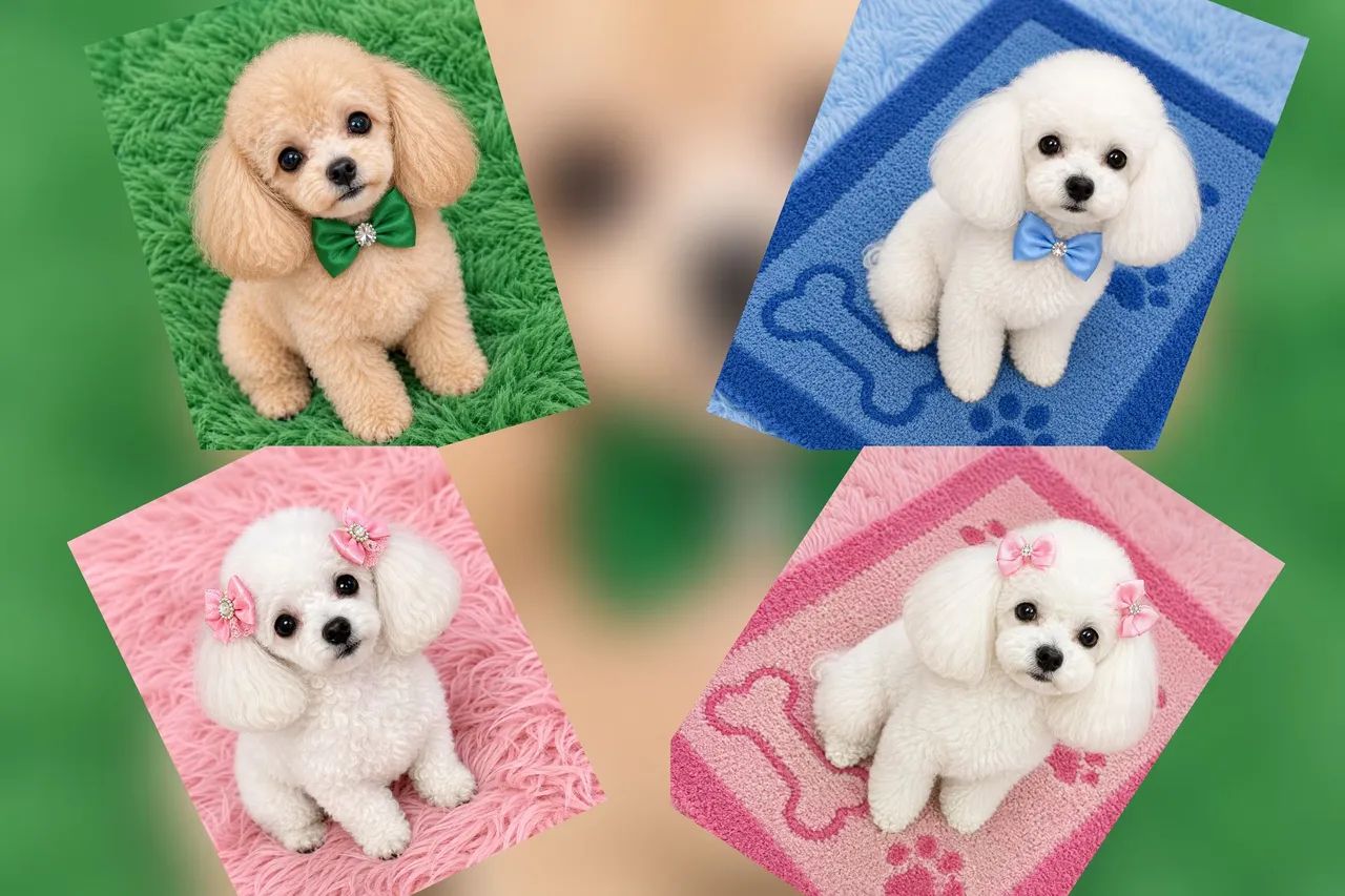 Poodle micro toy e toyzinhos 