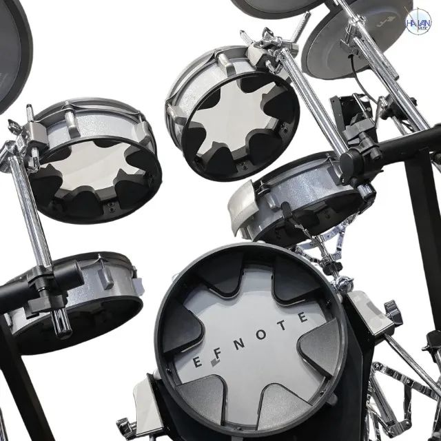 Bateria Eletrônica Efnote 3B White Sparkle USB, MIDI e Bluetooth - NOVA - Foto 3