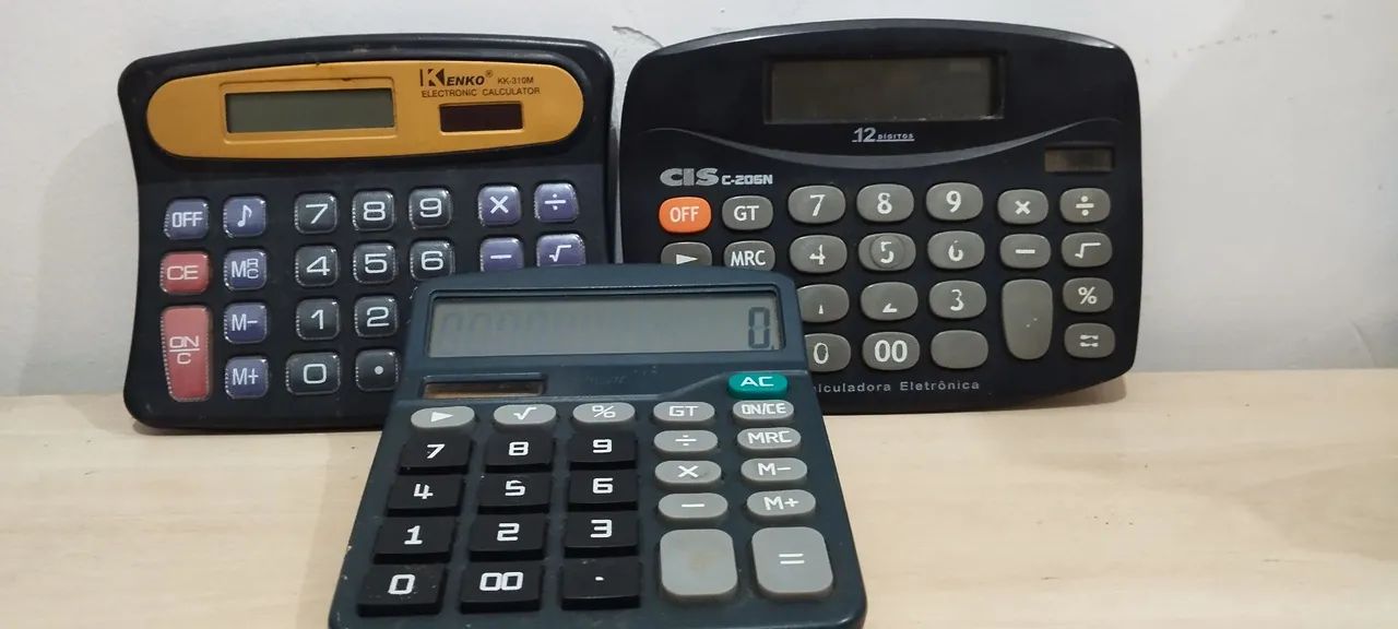 Calculadora Kit com 3 peças 