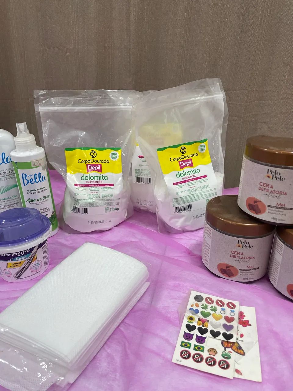 Material completo para depilação acompanha maca  - Foto 4