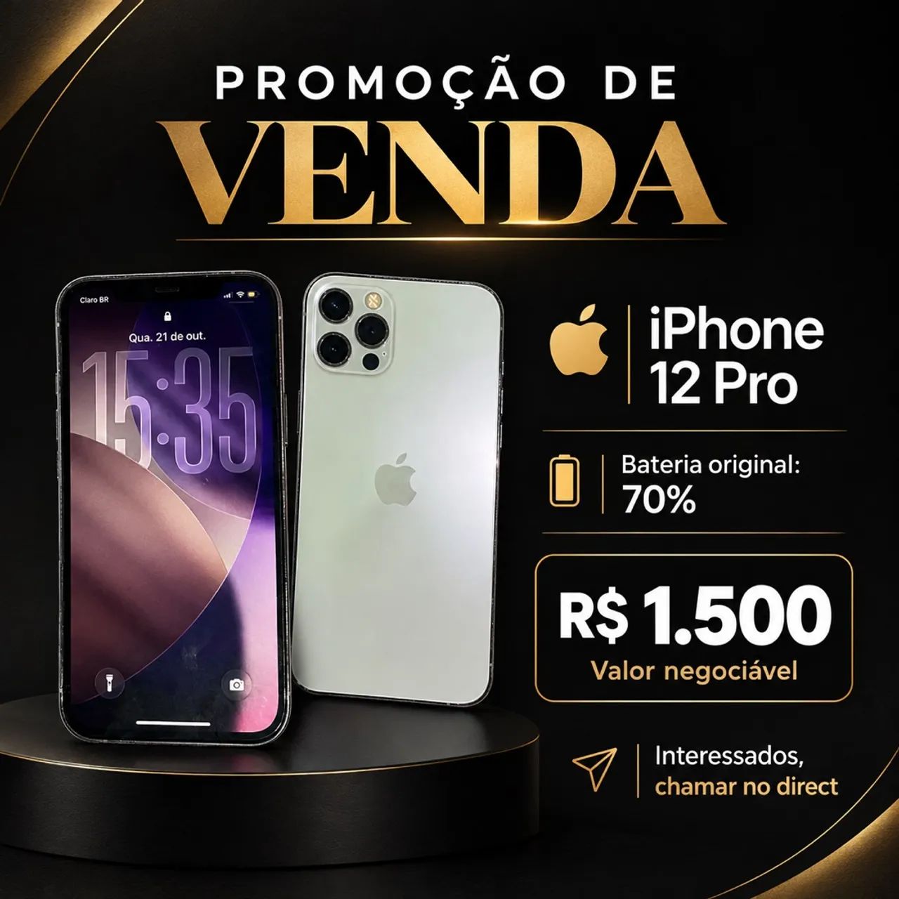 Venda de iPhone 12 Pro  - Foto 3
