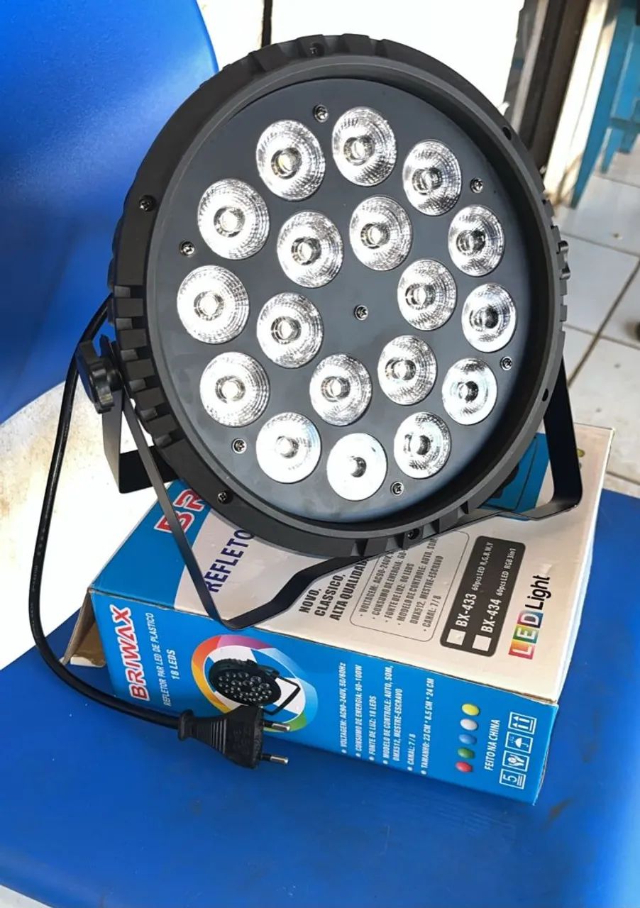 Refletor par Led de plástico 