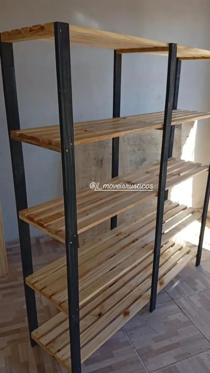 Vendo estante industrial em pinos  - Foto 3