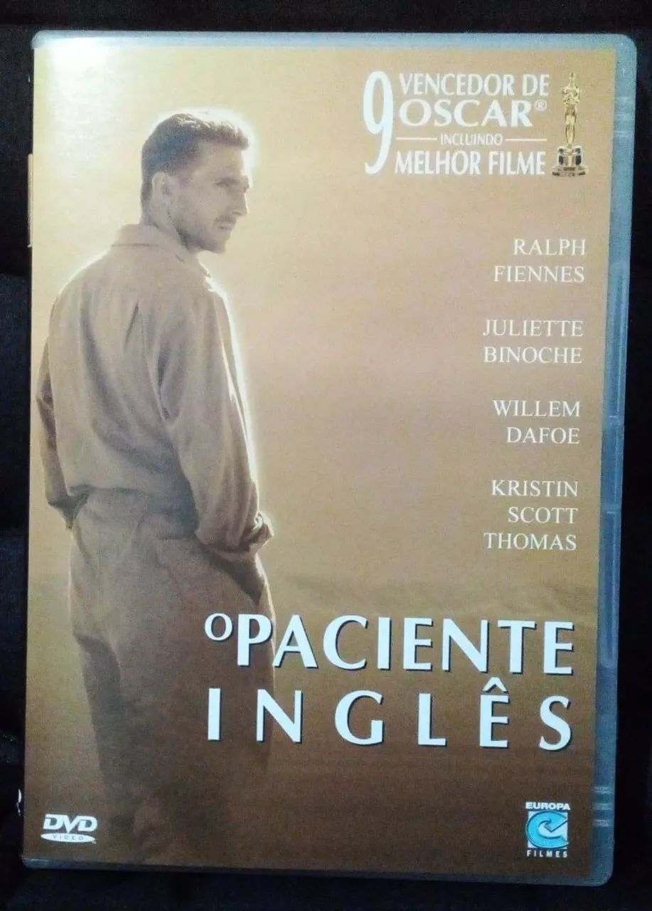 O Paciente Inglês 1997 DVD double-sided nacional novíssimo!