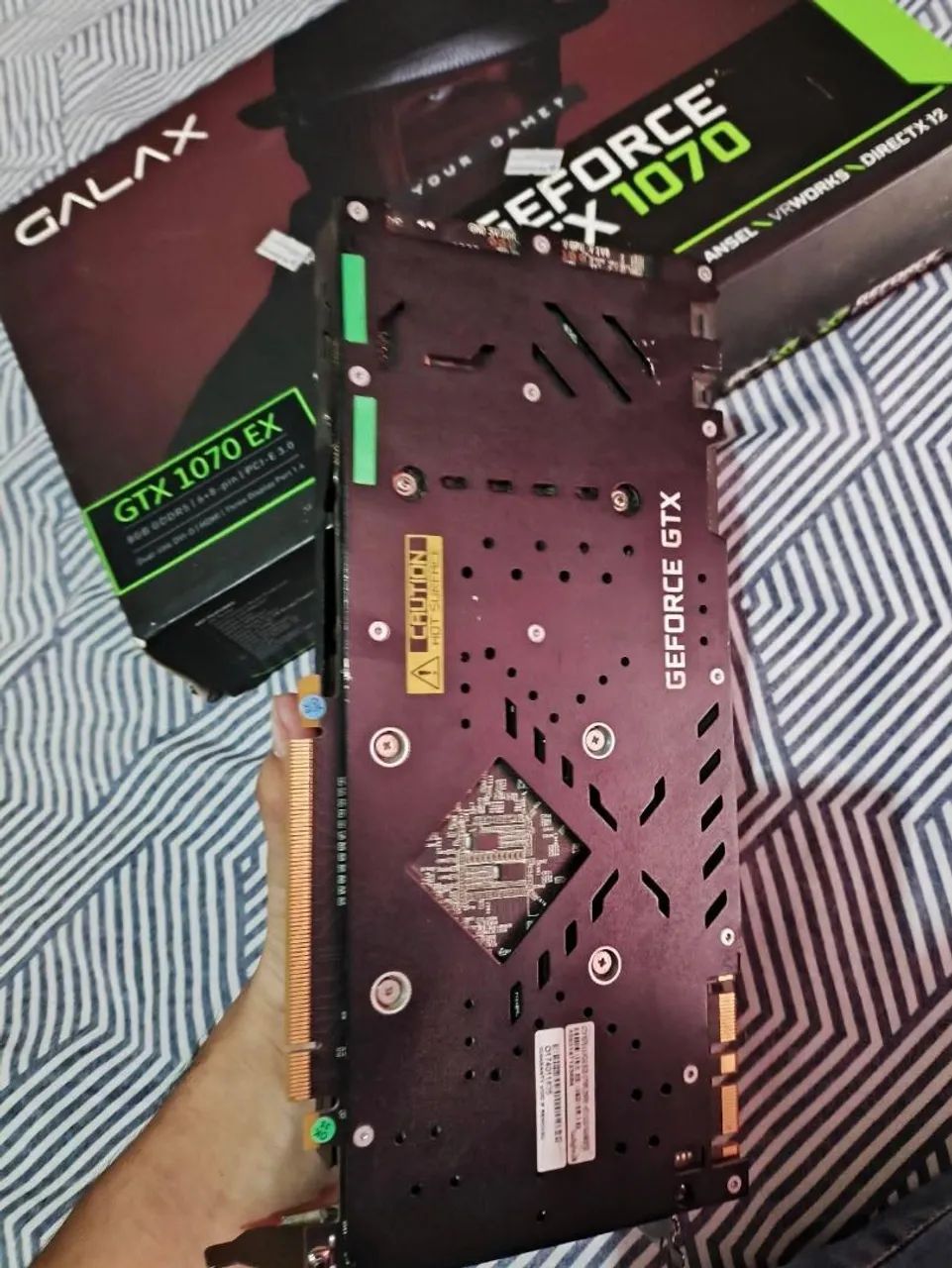 Gtx 1070 ex oc galaxy - Foto 2