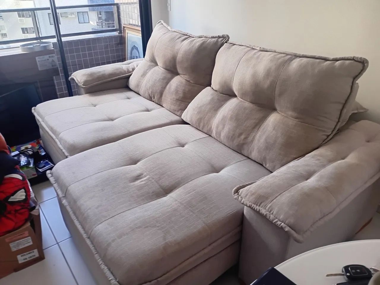Sofá  retrátil  e reclinavel,  2,5 m de comprimento  - Foto 5