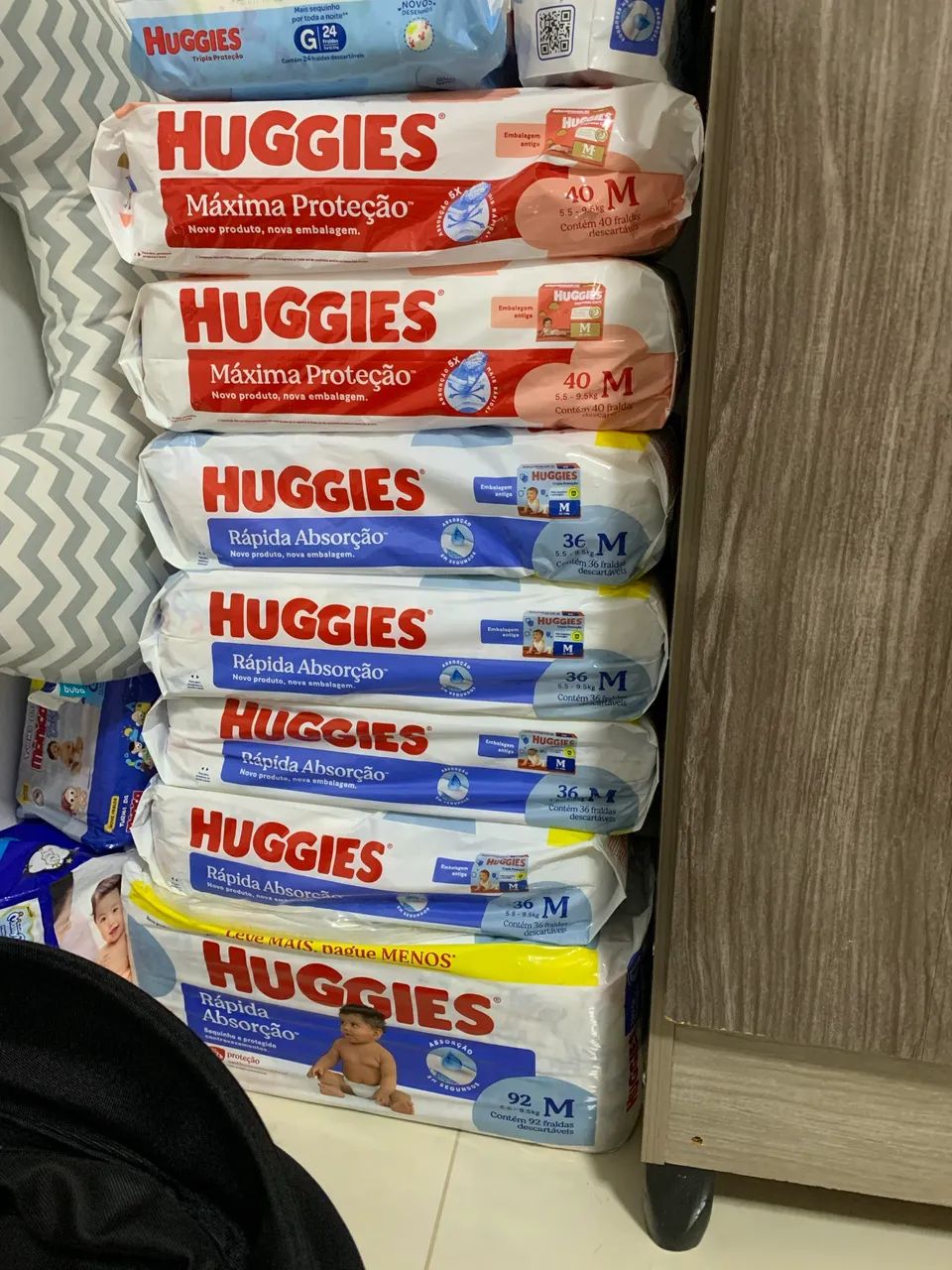 Fraldas Huggies M