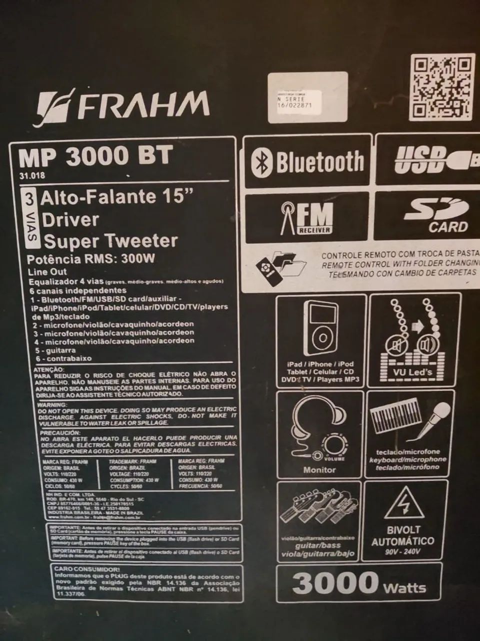 CAIXA DE SOM 3000 WATTS - Foto 4