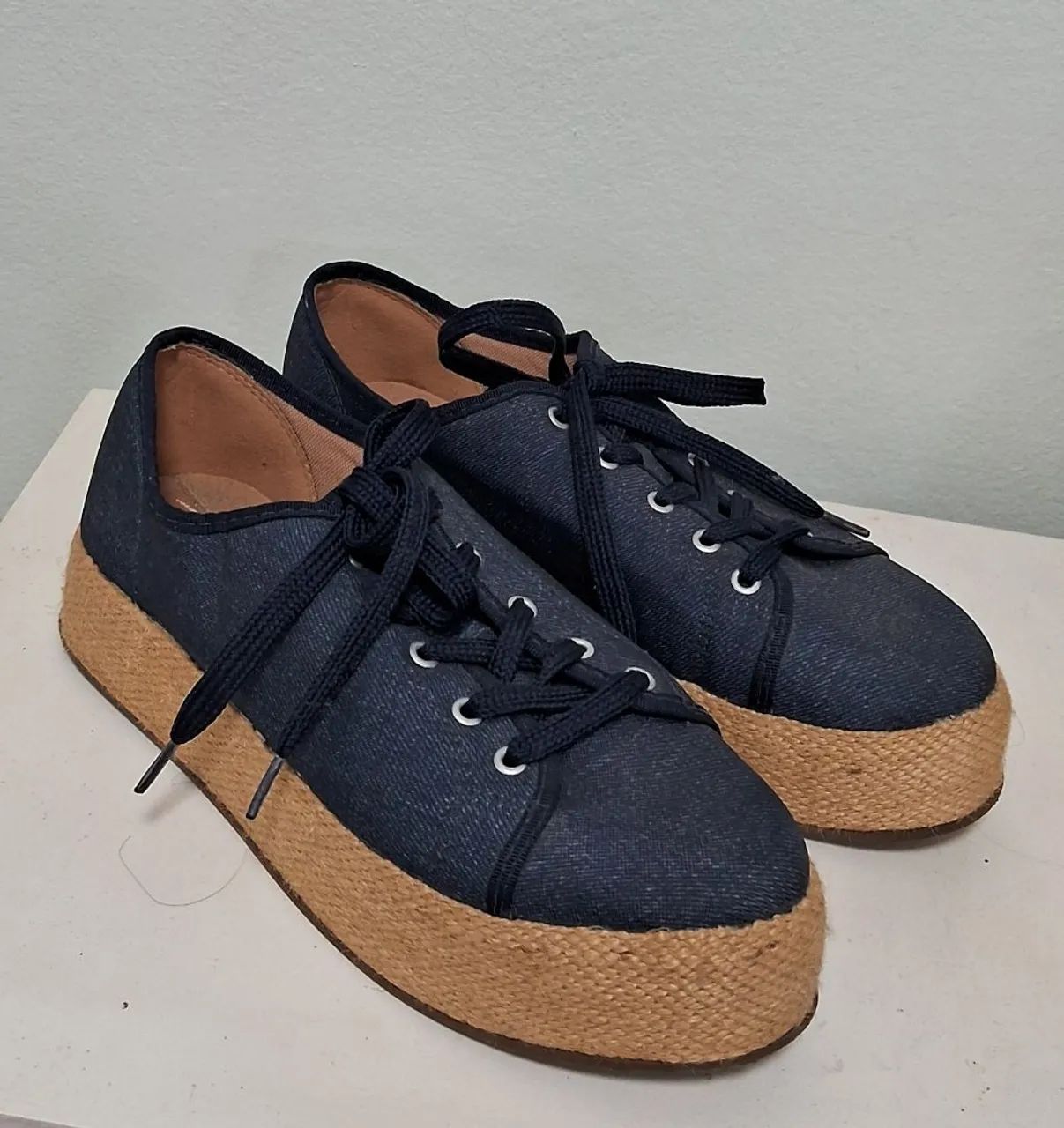 Sapato estilo jeans, tamanho 35 - Foto 2